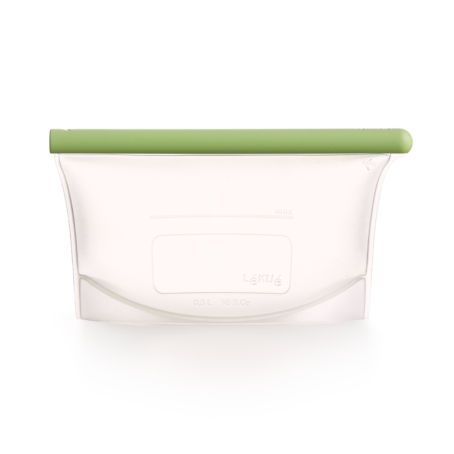 Lékué reusable silicone bag green 0.5 L | Scandinavian Design | Other kitchen utensils | Green