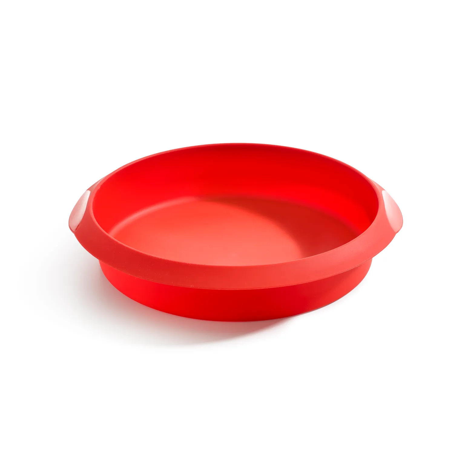 Lékué round cake mold silicone 24 cm, Red Lékué