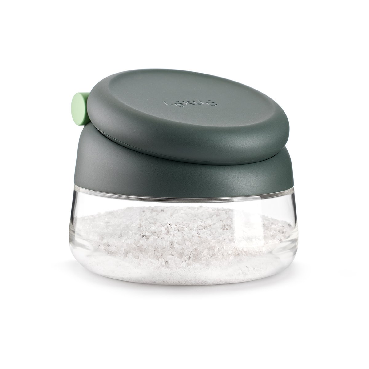 Lékué salt container Grey | Scandinavian Design | Salt & Pepper shakers | Grey