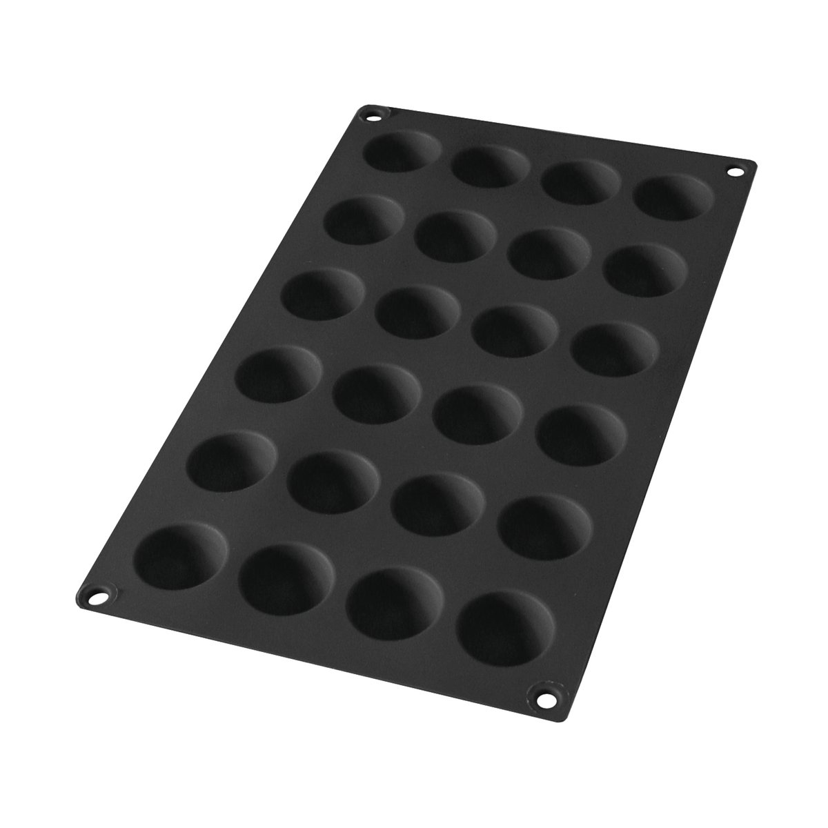 Lékué silicone mold hemisphere 24 pcs Black | Scandinavian Design | Cookie/Biscuit cutters & cake tins | Black