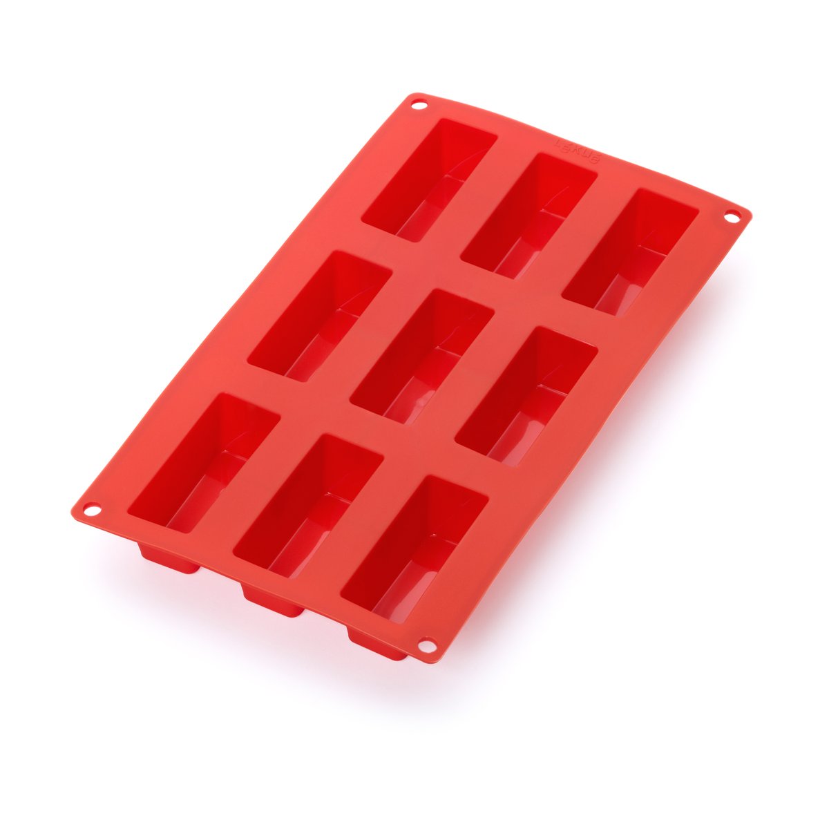 Lékué silicone mold mini cakes 9 pcs Red | Scandinavian Design | Cookie/Biscuit cutters & cake tins | Red