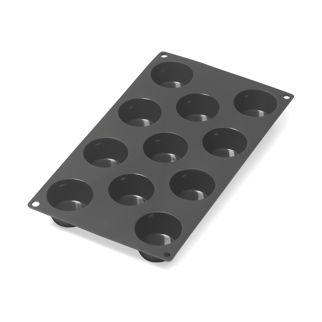 Lékué silicone mold mini muffins 11 pcs Black | Scandinavian Design | Cookie/Biscuit cutters & cake tins | Black