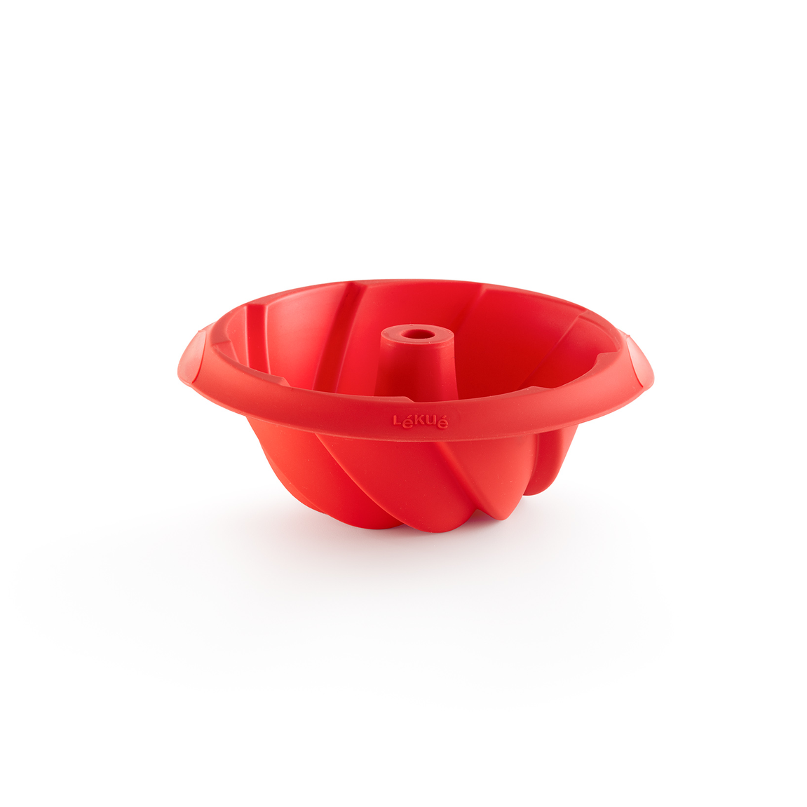 Lékué spiral-shaped savarin mold silicone Red | Scandinavian Design | Cookie/Biscuit cutters & cake tins | Red