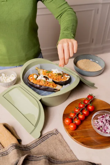 Lékué steamer - Green, large, 4-pack - Lékué