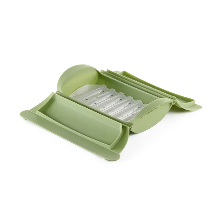 Lékué steamer - Green, with tray, 2-pack - Lékué