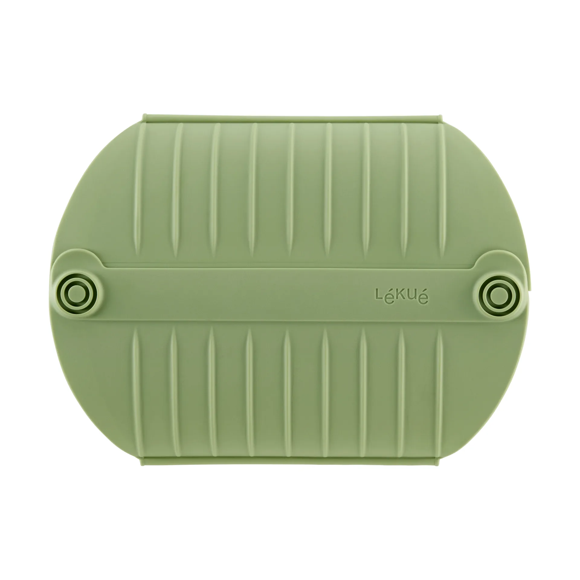 Lékué steamer, Green, with tray, 4-pack Lékué