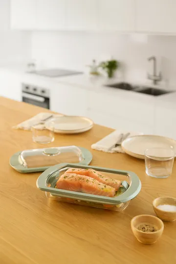 Lékué steamer - Transparent, glass, 2-pack - Lékué