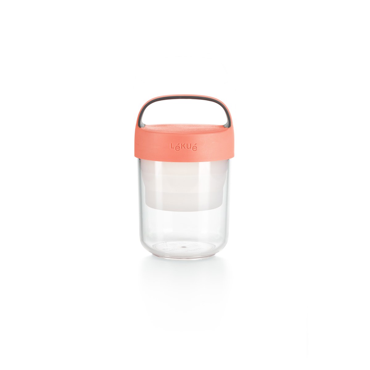 Lékué Lékué To Go container 0.4 L Coral