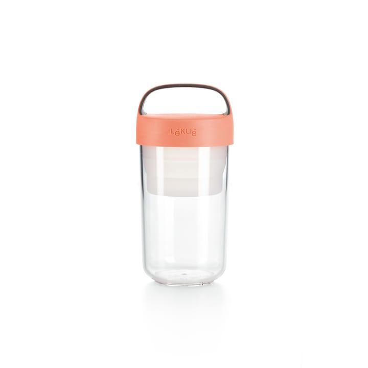 Lékué To Go jar 0.6 L - Coral - Lékué