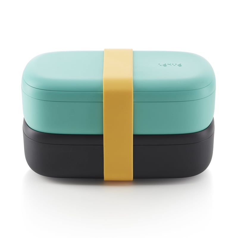 Lékué Lékué To Go lunch box 2 pieces Green