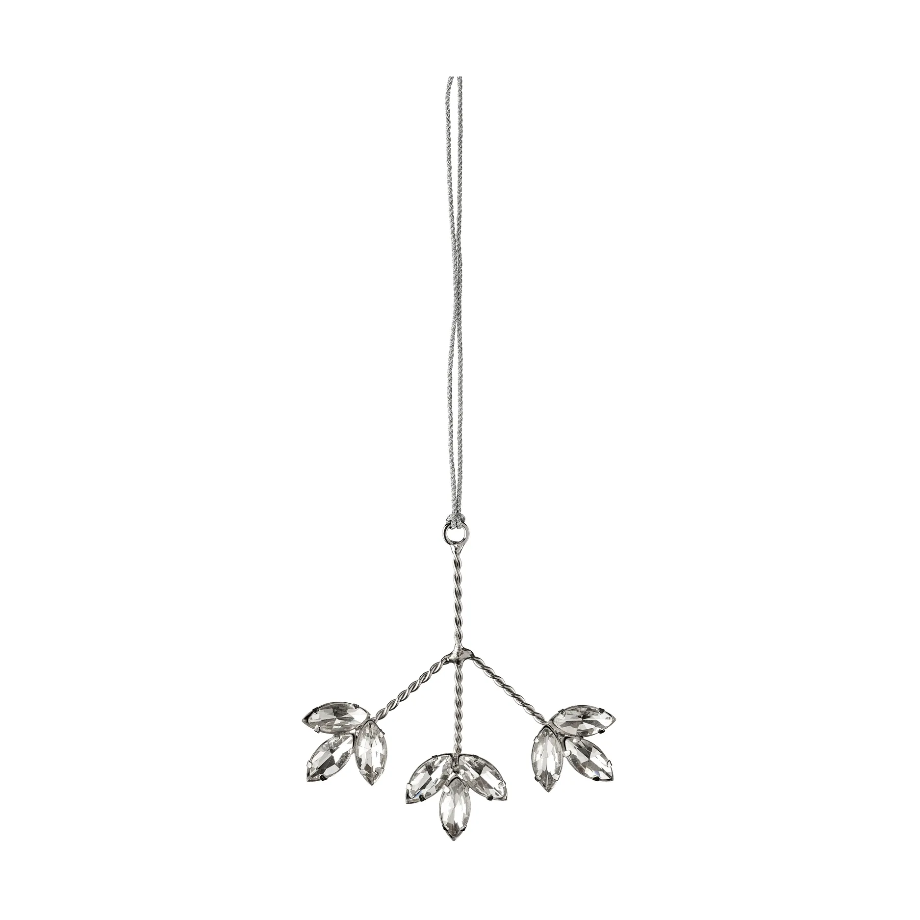 Ada ornament hanging decoration, Silver-coloured, 5x4x10 cm Lene Bjerre