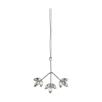 Ada ornament hanging decoration - Silver-coloured, 5x4x10 cm - Lene Bjerre