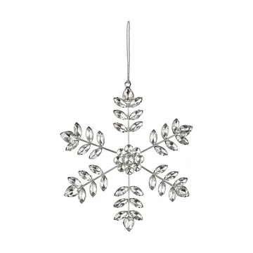 Ada snowflake hanging decoration - Silver-coloured, 18x18 cm - Lene Bjerre