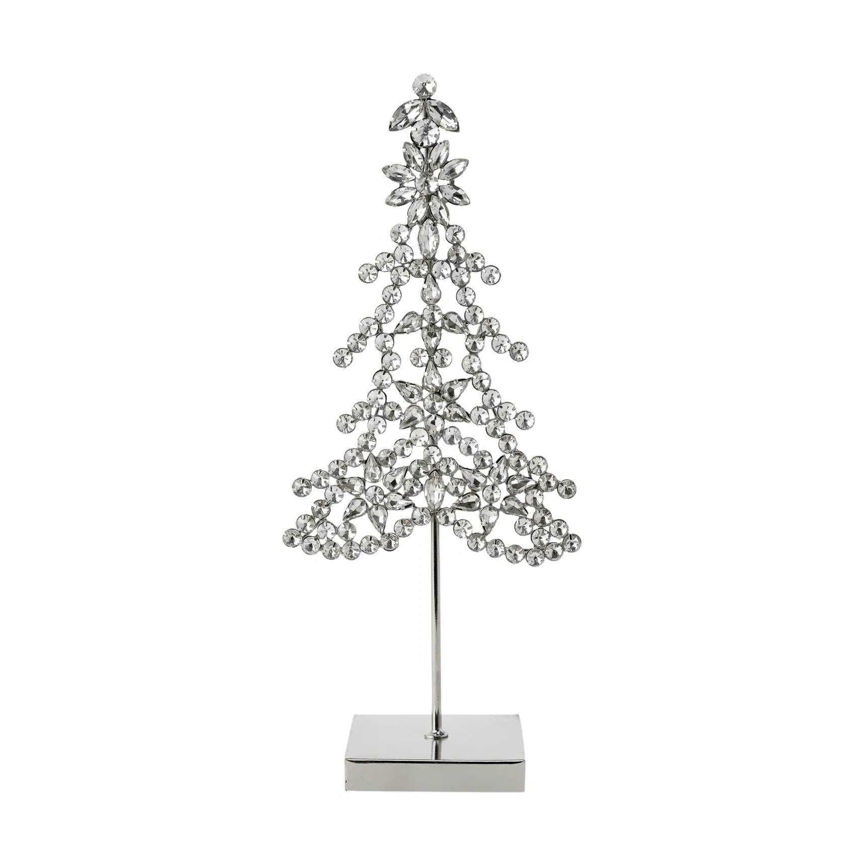 Ada tree decorative detail, Silver-coloured, 14x8x32 cm Lene Bjerre
