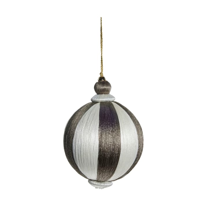 Agnes Christmas bauble Ø10 cm - Off-white-brown - Lene Bjerre