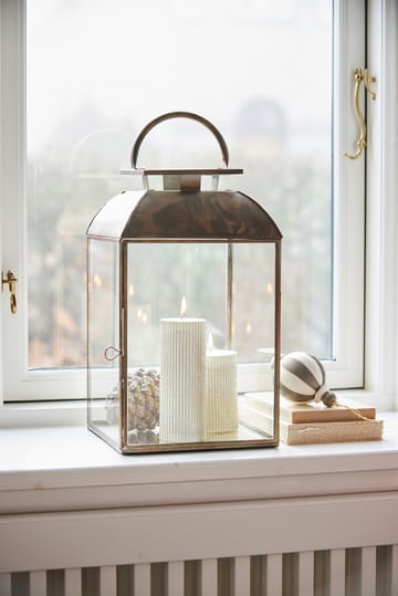 Agnes Christmas bauble Ø10 cm - Off-white-brown - Lene Bjerre