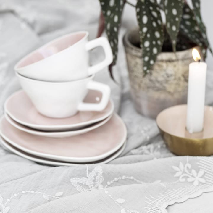 Amelie cup with saucer 23 cl - Powder (rosa) - Lene Bjerre