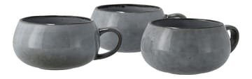 Amera cup and saucer - Grey - Lene Bjerre