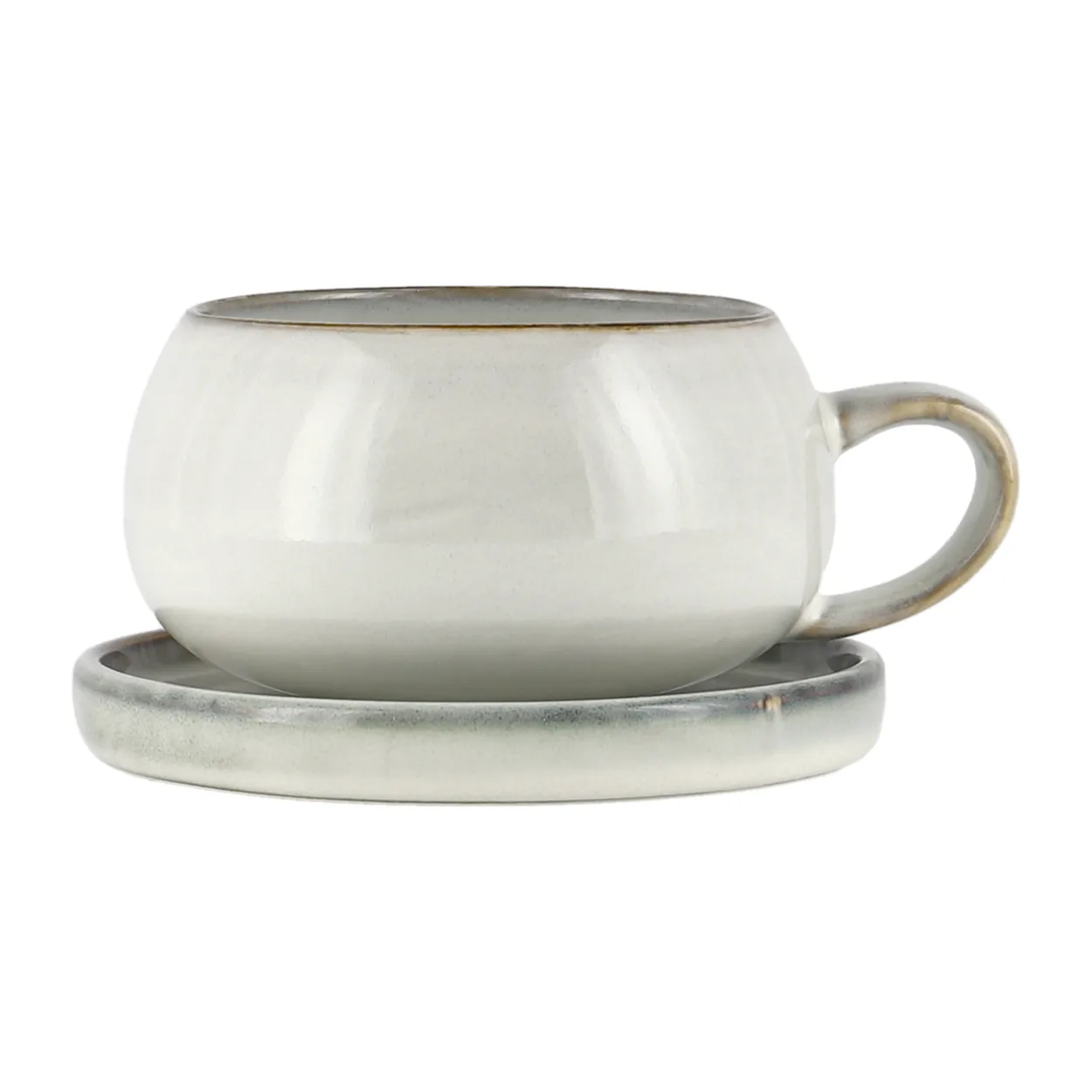 Lene Bjerre Amera cup and saucer white sands | Scandinavian Design | Coffee cups | White