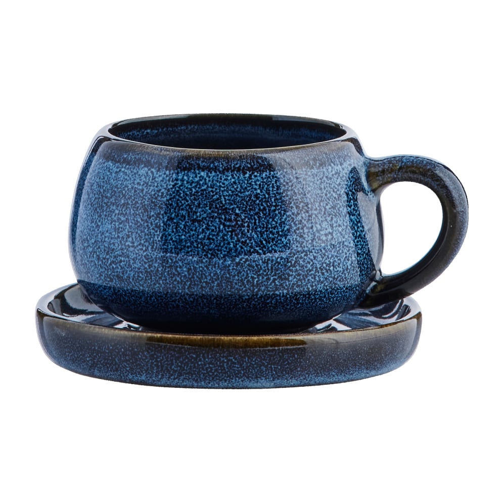 Lene Bjerre Amera espresso cup and saucer 8 cl Blue