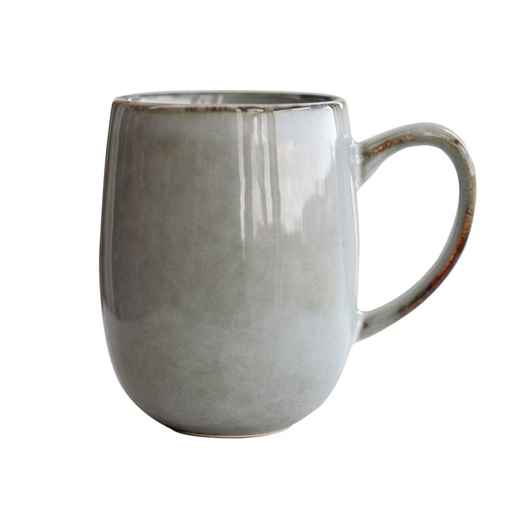 Amera mug with handle - grey - Lene Bjerre