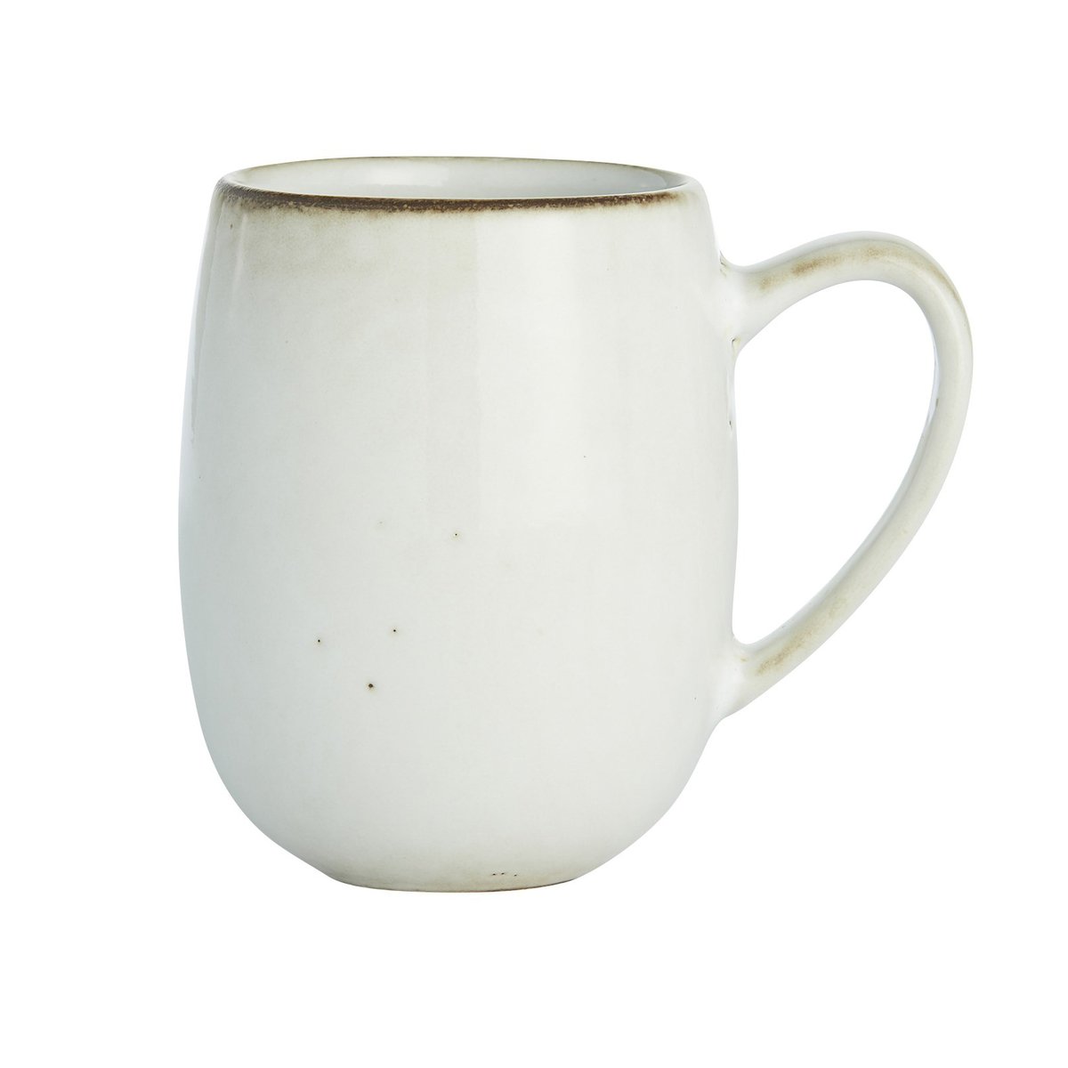 Lene Bjerre Amera mug with handle white sands | Scandinavian Design | Coffee cups | White