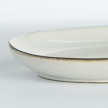 Amera plate oval - white sands - Lene Bjerre