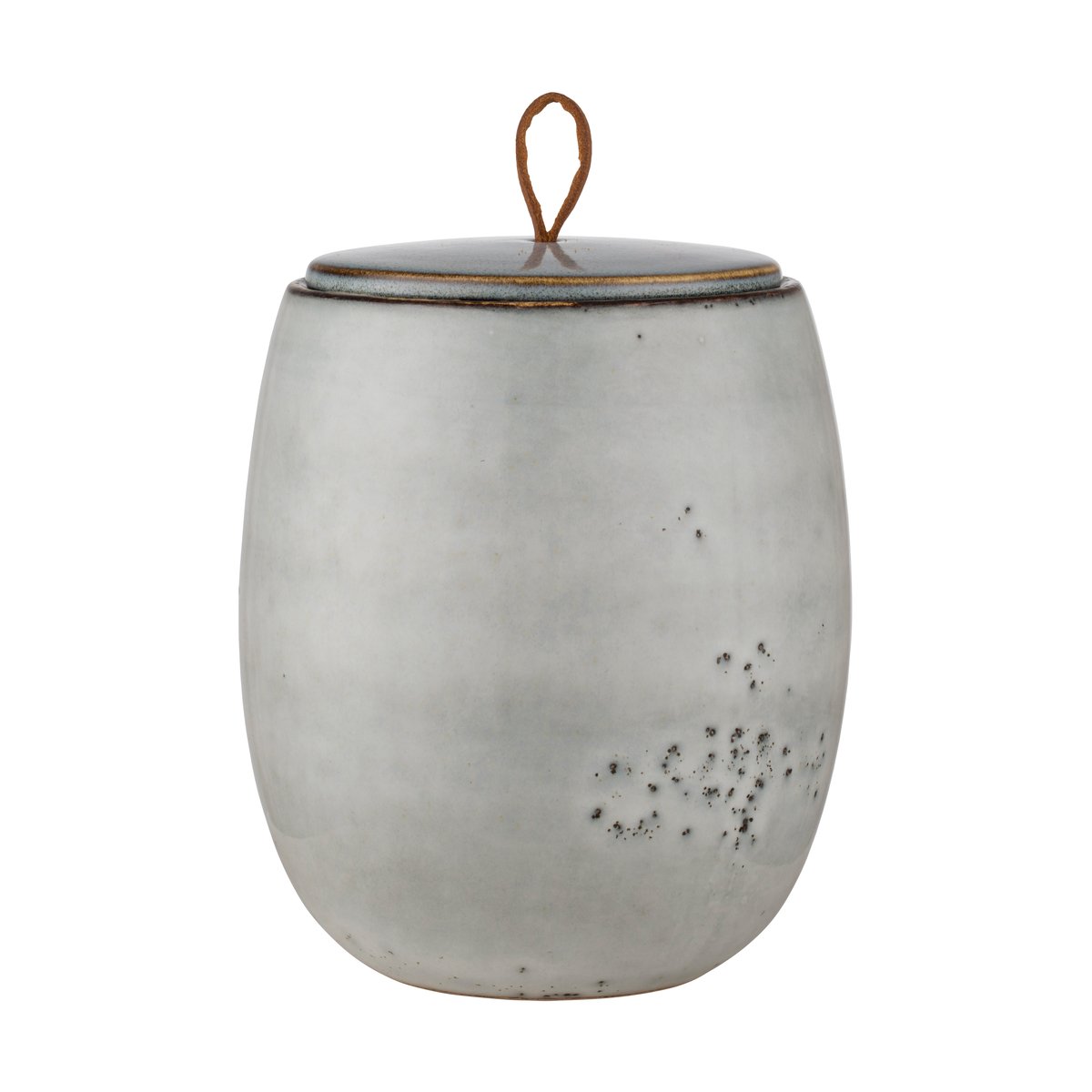Lene Bjerre Amera storage jar with lid o12 cm | Scandinavian Design | Storage jars | Grey