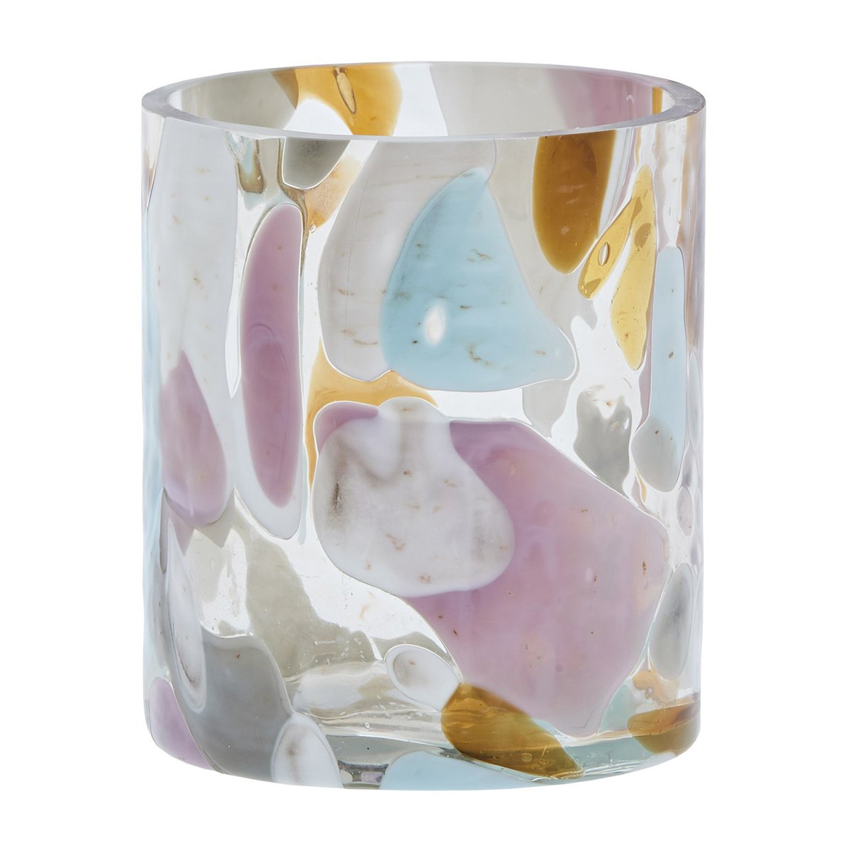 Lene Bjerre Avine hurricane vase 25 cm Linen | Scandinavian Design | Vases | Multi