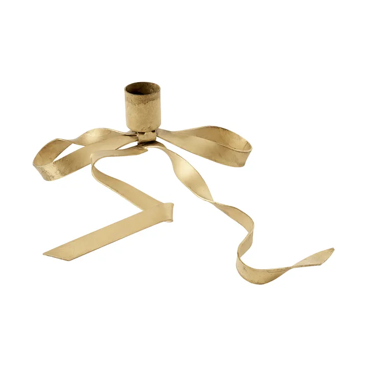 Bovinne candleholder - Gold-coloured, 15x15x4.5 cm - Lene Bjerre