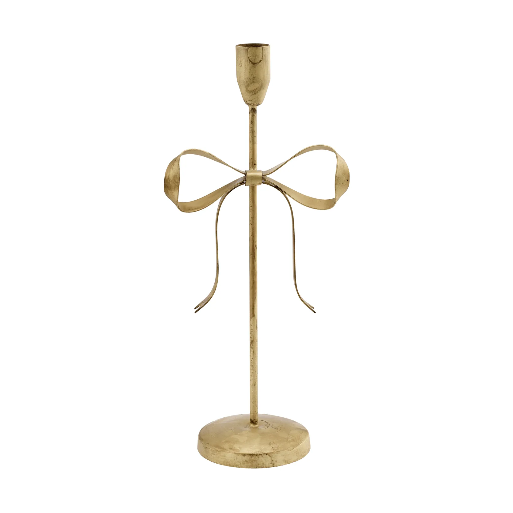 Bovinne candleholder, Gold-coloured, 9x15x32.5 cm Lene Bjerre