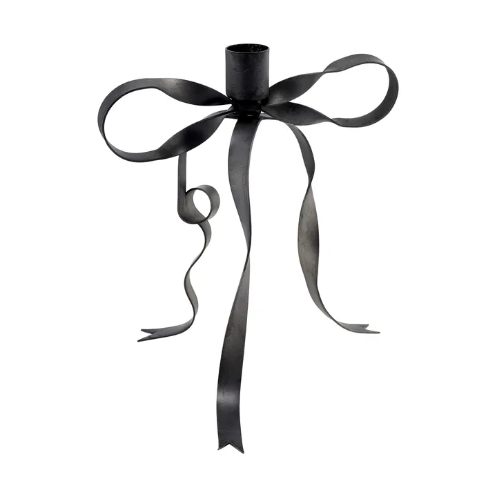 Bovinne candleholder - Grey, 17x17x18 cm - Lene Bjerre