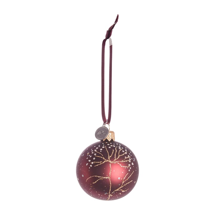 Cadelia bauble branch Ø6 cm - pomegranate-light gold - Lene Bjerre