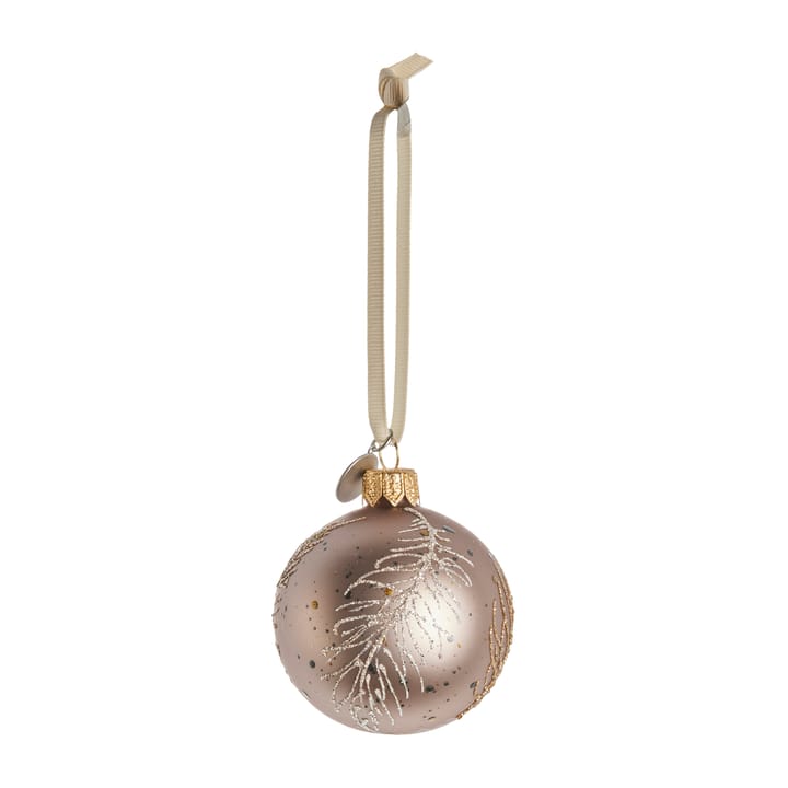 Cadelia bauble feather Ø6 cm - powder-light gold - Lene Bjerre