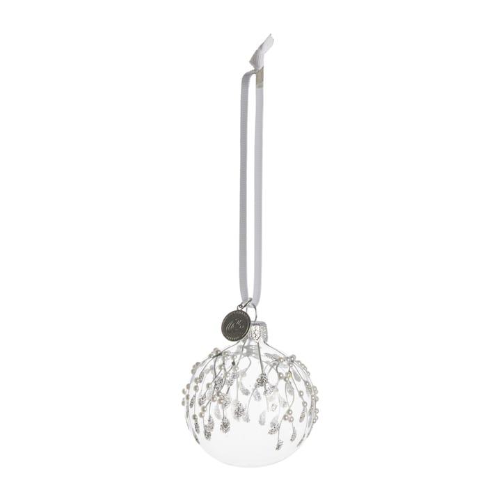 Cadelia bauble mistletoe Ø6 cm, clear-silver Lene Bjerre