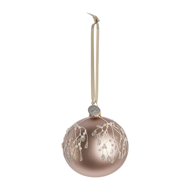 Cadelia bauble mistletoe Ø8 cm, powder-light gold Lene Bjerre