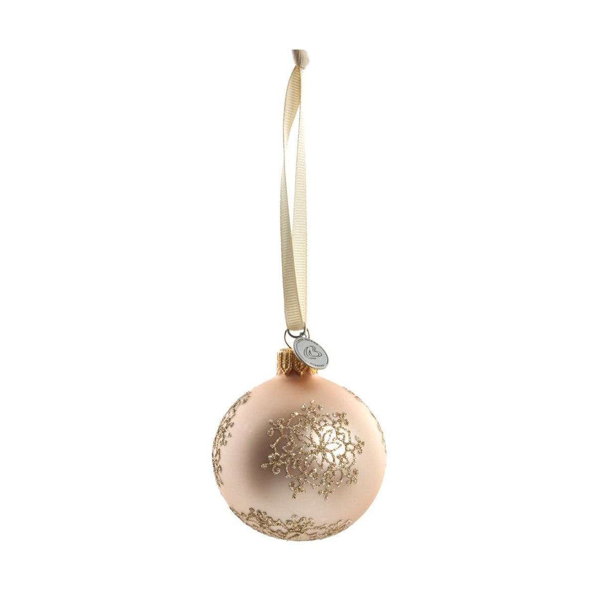 Lene Bjerre Cadelia Christmas bauble Ø6 cm Rose, snowflake