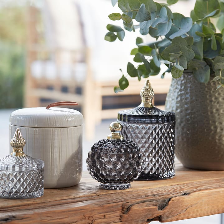 Callie storage jar with lid Ø12.5 cm - Moonbeam - Lene Bjerre
