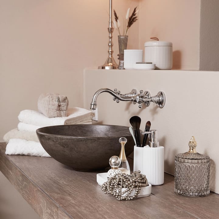 Callie storage jar with lid Ø12.5 cm - Moonbeam - Lene Bjerre