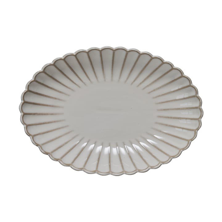 Camille saucer 22.5x15.5 cm - Off white - Lene Bjerre