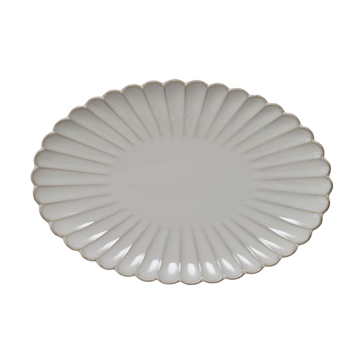 Camille serving platter 30.5x21 cm - Off white - Lene Bjerre