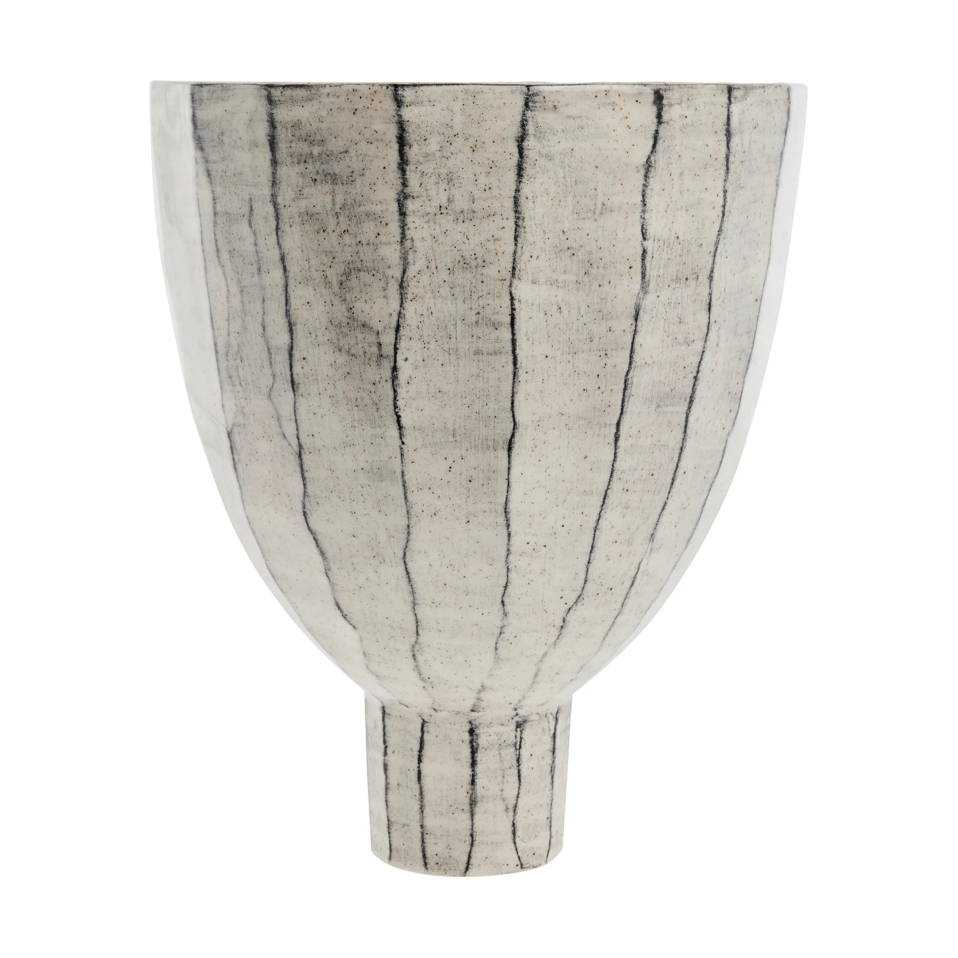 Cassie decoration bowl Ø28 cm, Off white-black Lene Bjerre