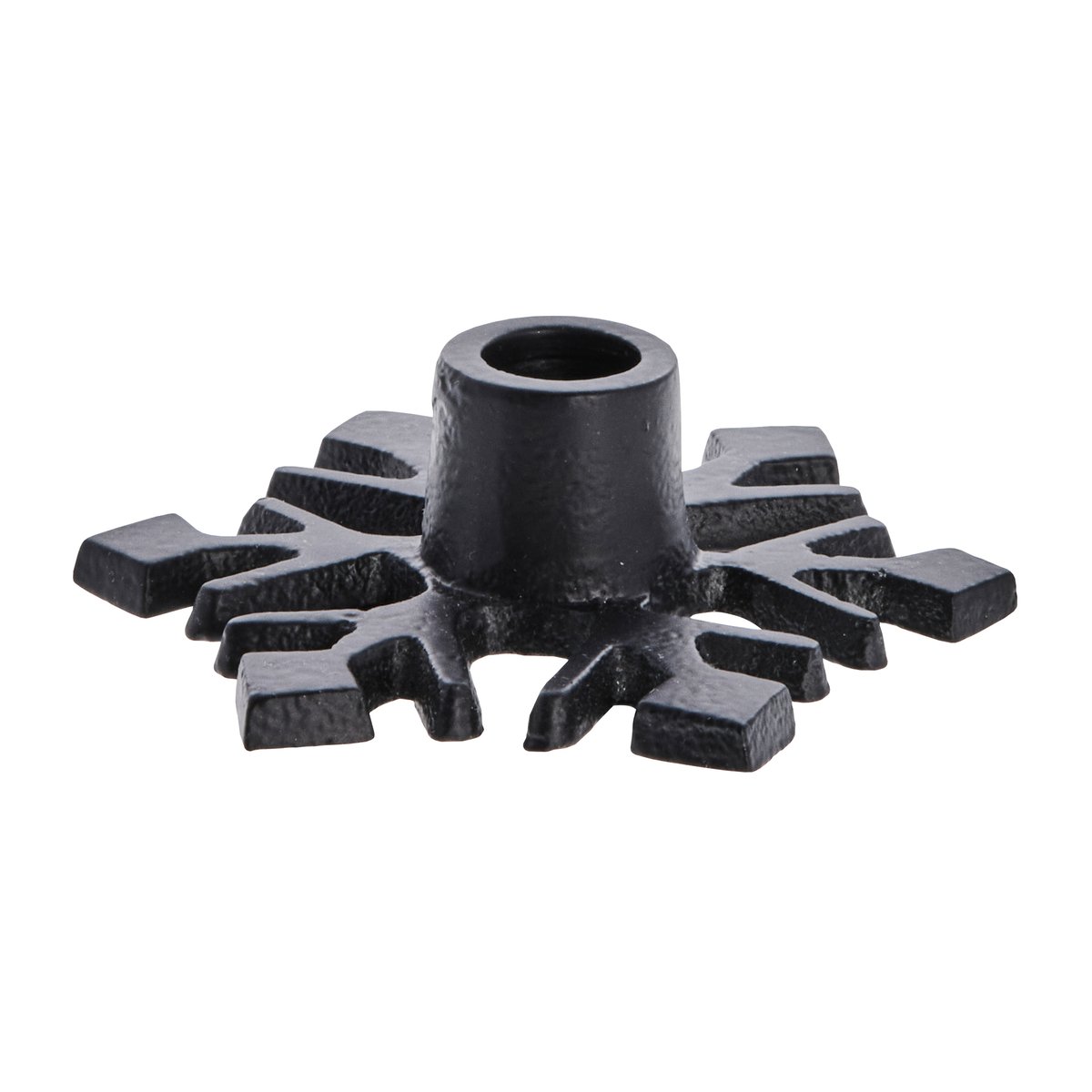 Lene Bjerre Caville candle sticks snow flake black | Scandinavian Design | Candle holders | Black