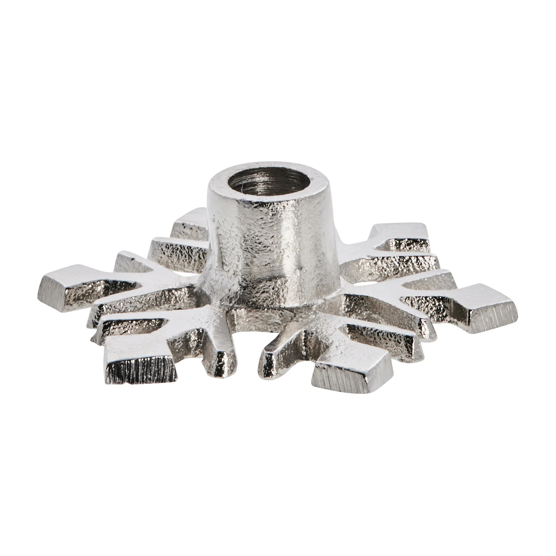 Caville candle sticks snow flake, silver Lene Bjerre