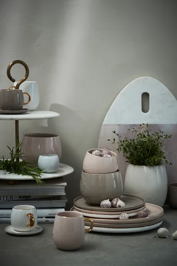 Clara mug with handle 27 cl - Driftwood-light gold - Lene Bjerre