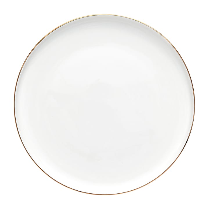 Clara plate Ø26 cm - White-light gold - Lene Bjerre