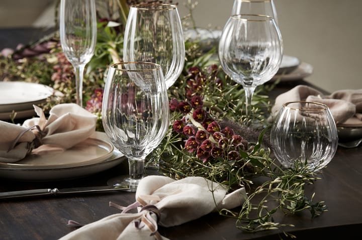 Claudine beer glass 58 cl, Clear-light gold Lene Bjerre