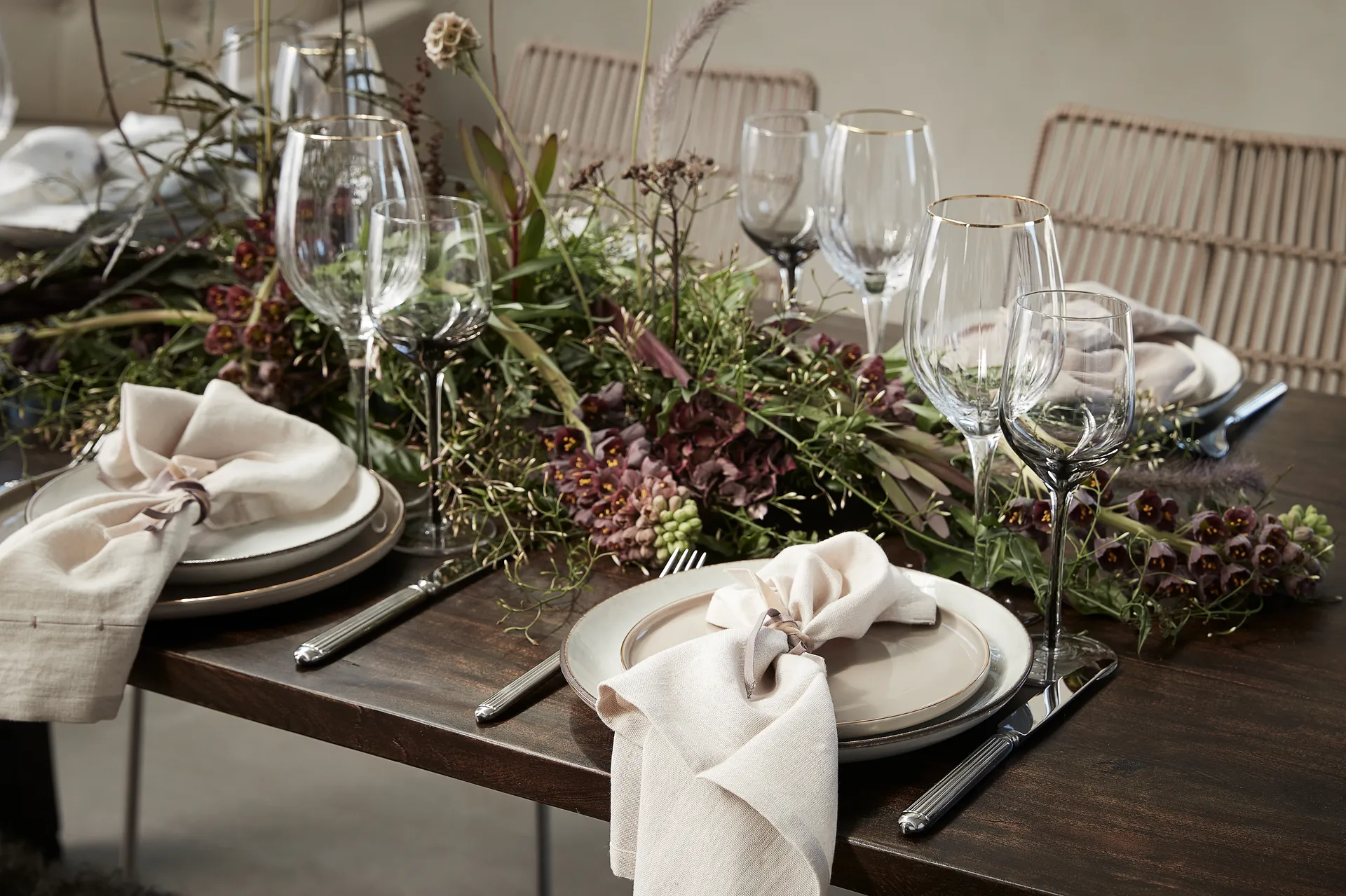 Claudine gin glass 60.5 cl, Clear-light gold Lene Bjerre