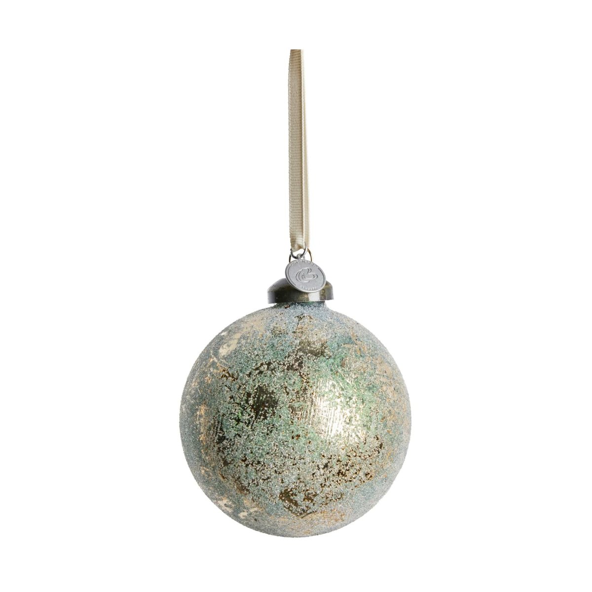 Lene Bjerre Clearena Christmas bauble o8 cm Dusty green-gold