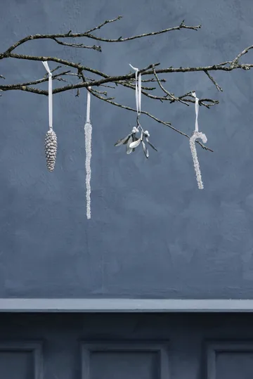 Cristelle Christmas tree decoration 13.5 cm - White - Lene Bjerre